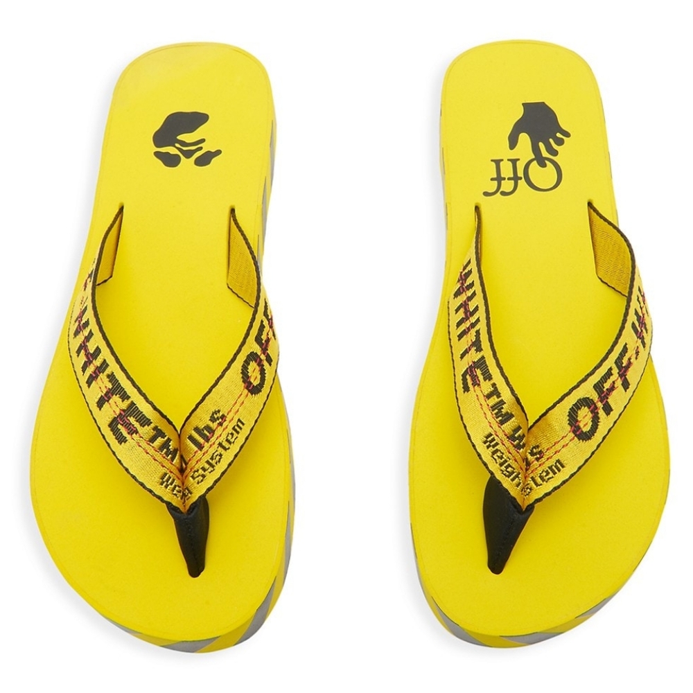 Off white pool slides